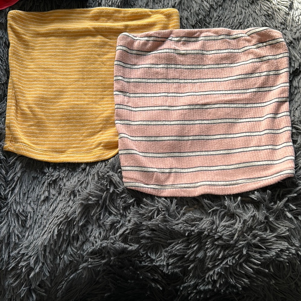 stripped tube tops